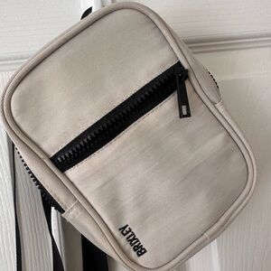Brixley- Black and White Crossbody Bag